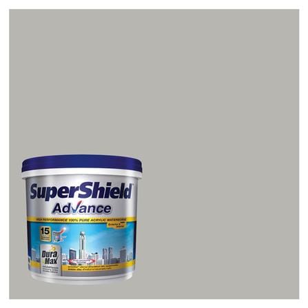 สีน้ำทาภายนอก TOA SUPERSHIELD ADVANCE 8297  สี PLATINUM PLATE เนียน 9 ลิตร_0