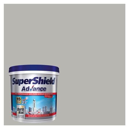 สีน้ำทาภายนอก TOA SUPERSHIELD ADVANCE #8297 สี PLATINUM PLATE  กึ่งเงา 9 ลิตร_0