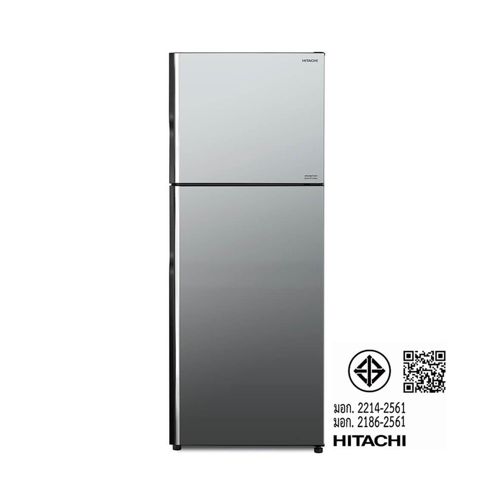 ตู้เย็น 2 ประตู HITACHI RVGX400PF-1MIR 14.4 คิว กระจกเงา อินเวอร์เตอร์