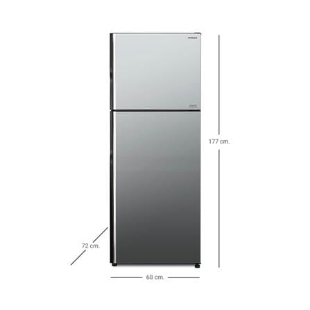 ตู้เย็น 2 ประตู HITACHI RVGX400PF-1MIR 14.4 คิว กระจกเงา อินเวอร์เตอร์_4