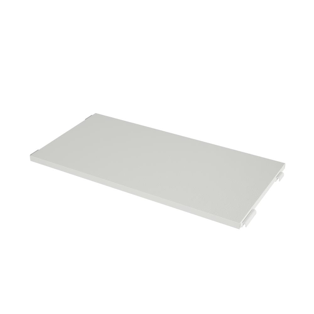 แผ่นชั้นเหล็กเรียบ STACKO COZI 60X30X1.8 ซม. สีขาว