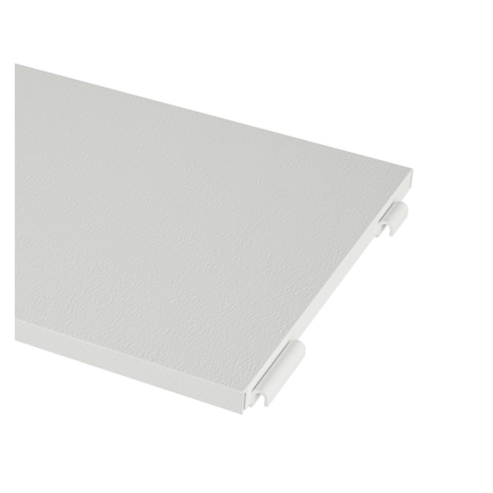 แผ่นชั้นเหล็กเรียบ STACKO COZI 60X30X1.8 ซม. สีขาว