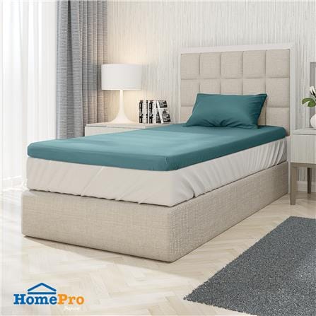 ชุดผ้าปูที่นอน TOPPER 3.5 ฟุต 2 ชิ้น HOME LIVING STYLE TWIN สีเขียว