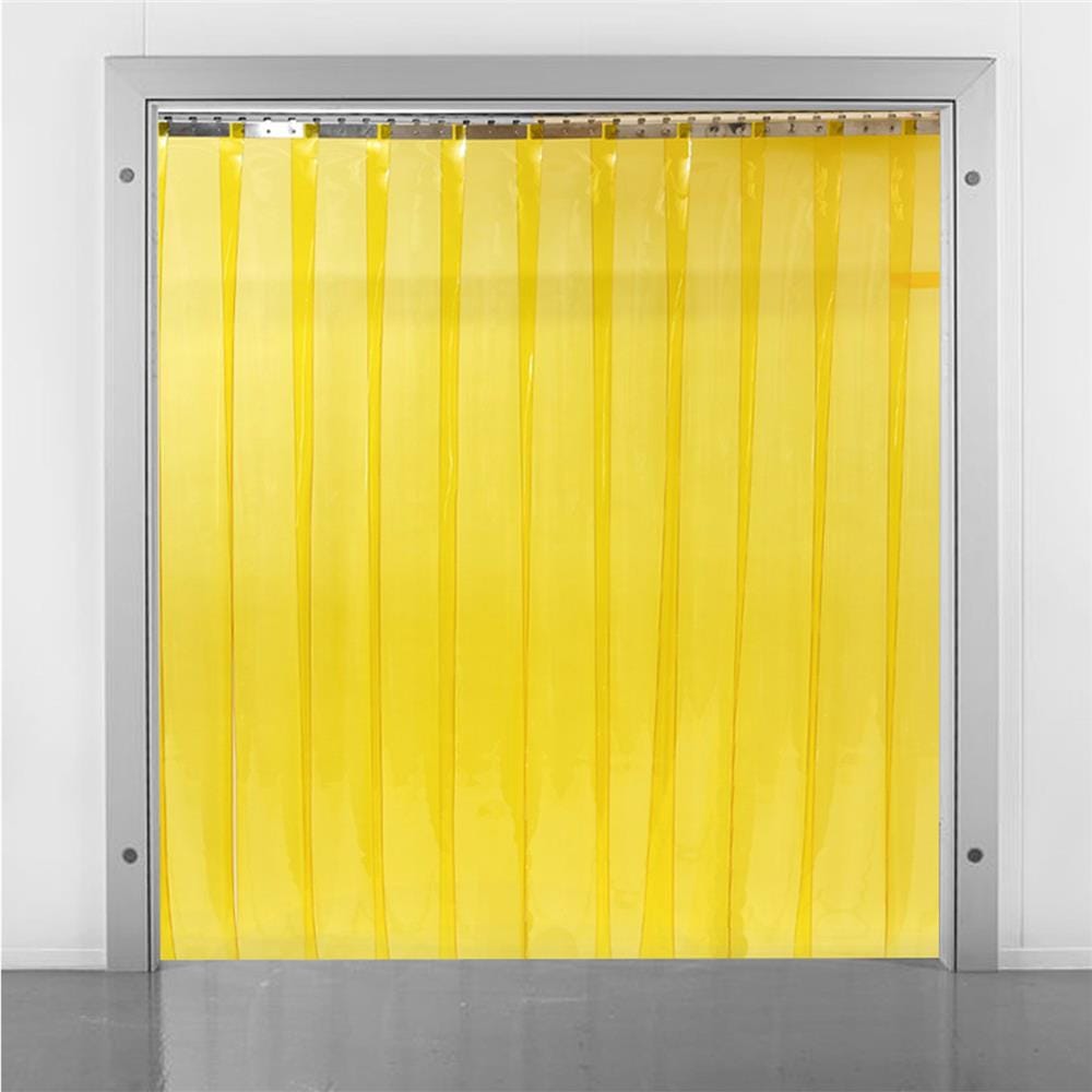 ม่านริ้วพลาสติก PVC MPI 2.5 ม. สีเหลือง