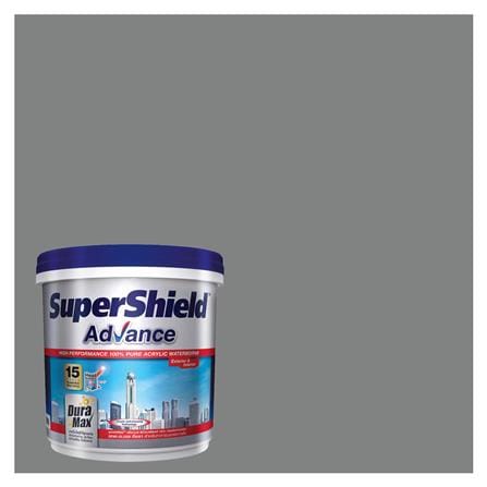 สีน้ำทาภายนอก TOA SUPERSHIELD ADVANCE 8304 สี GREY MATTERS กึ่งเงา 9 ลิตร_0