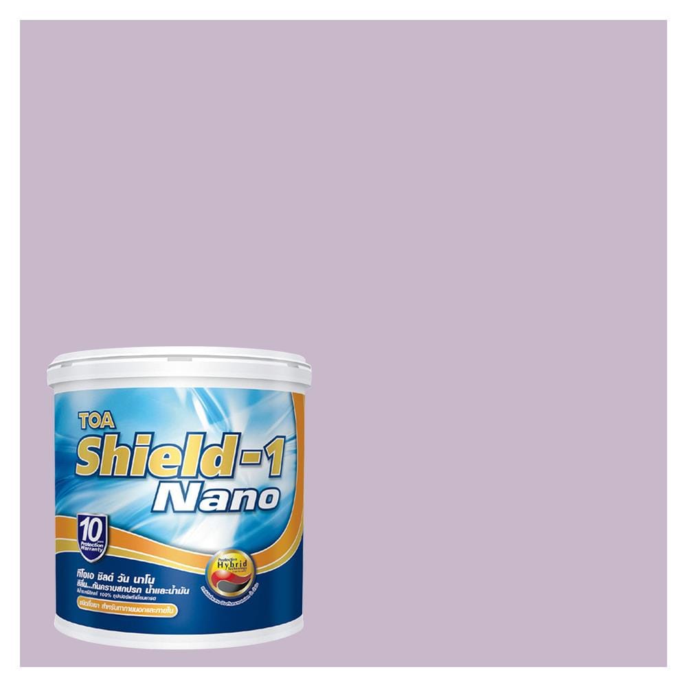 สีน้ำทาภายนอก TOA SHIELD-1 7145 สี WISTERIA WISH กึ่งเงา 2.5 แกลลอน