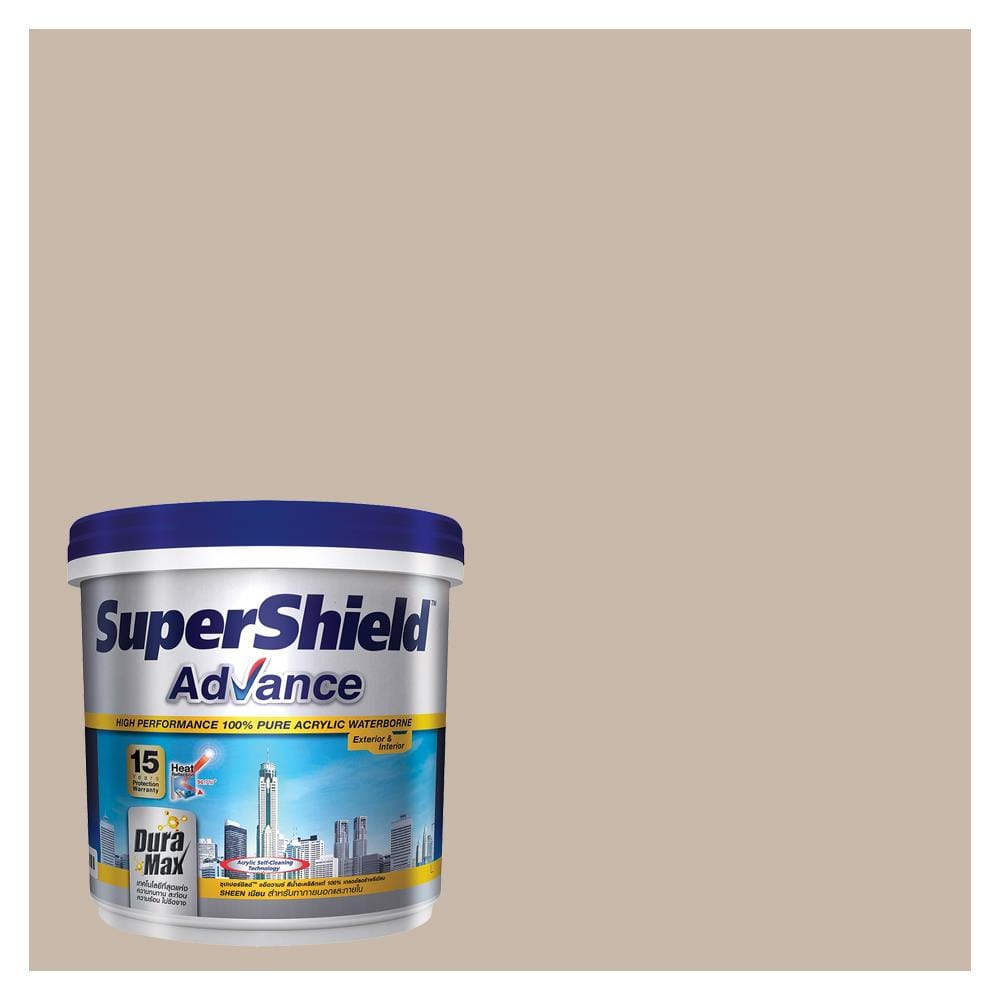 สีน้ำทาภายนอก ชนิดเนียน TOA SUPERSHIELD ADVANCE 8770 สี BEIGE RAGE 9 ลิตร