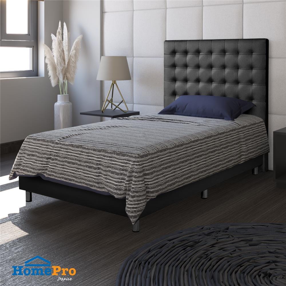 ฐานรองหัวเตียง 3.5 ฟุต HOME LIVING STYLE BERLIN สีดำ