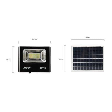 ไฟสปอทไลท์ SOLAR EVE 596115 40 วัตต์ WARMWHITE สีดำ_5