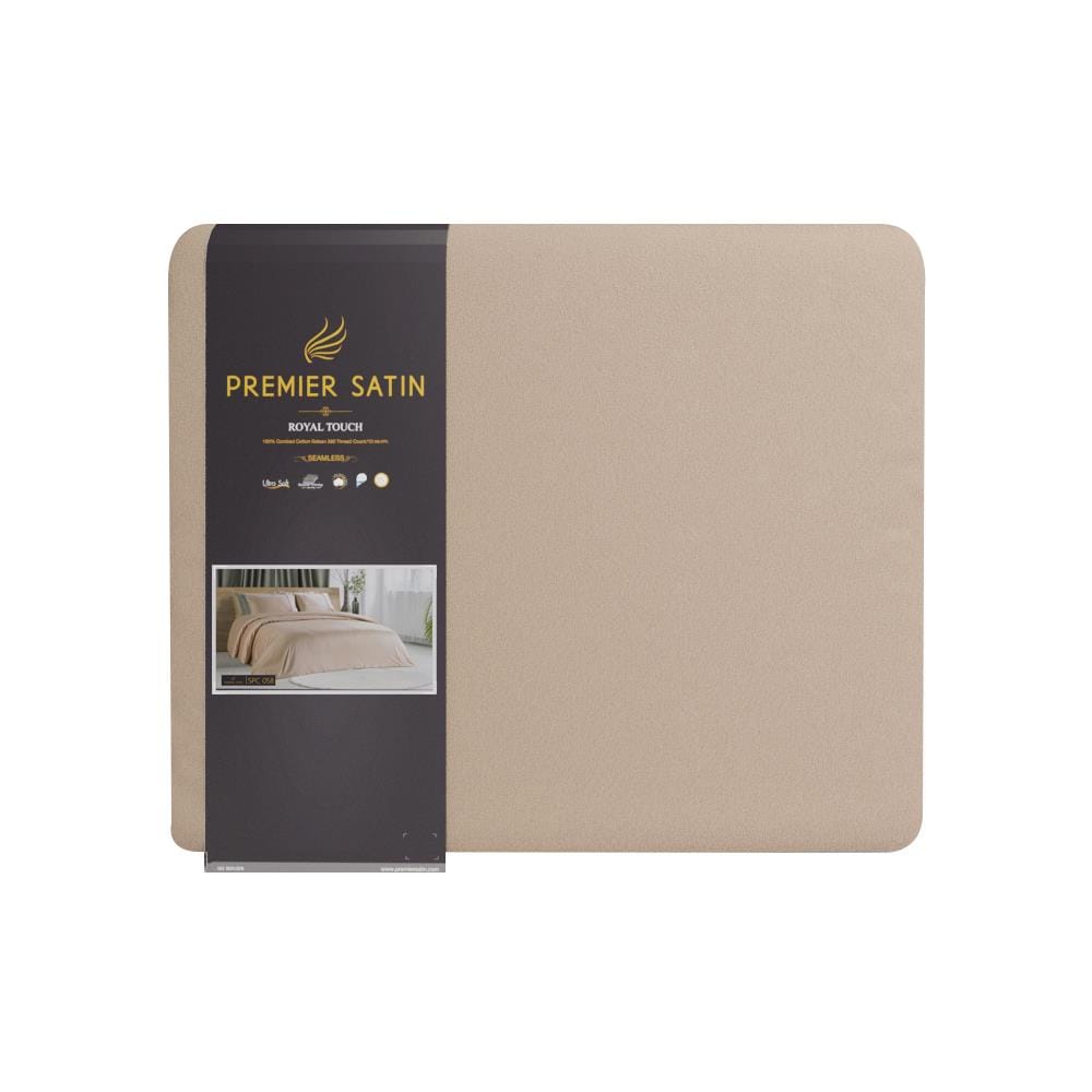 ชุดผ้าปูที่นอน 6 ฟุต 6 ชิ้น PREMIER SATIN ROYAL TOUCH SPC058