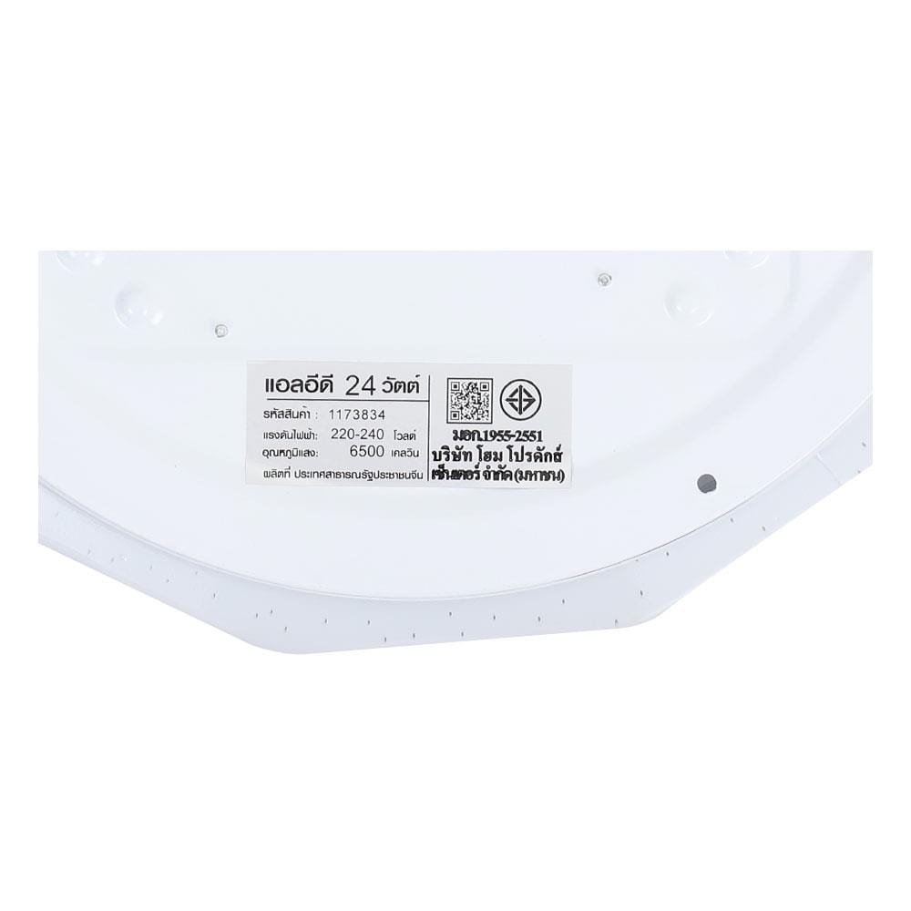 ไฟเพดาน LED CARINI ZY833-S 13 นิ้ว 24 วัตต์ DAYLIGHT สีขาว