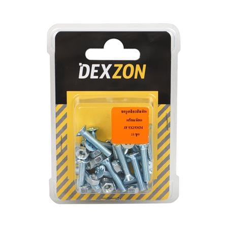 สกรูเกลียวมิลน็อต JF DEXZON 5X25 มม. 25 ตัว_1