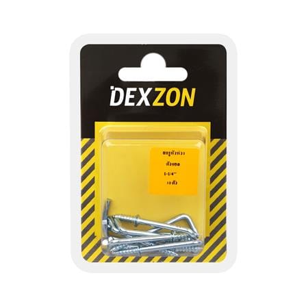 สกรูหัวห่วงตัวแอล DEXZON 1-1/4 นิ้ว 10 ชิ้น_1
