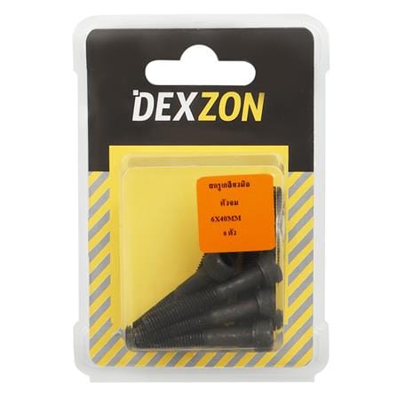 สกรูเกลียวมิลน็อตหัวจม DEXZON 6X40 มม. 8 ตัว_1
