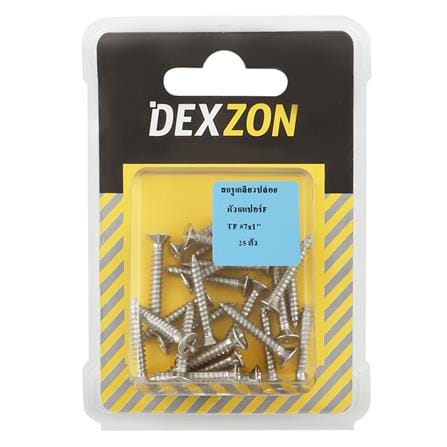 สกรูเกลียวปล่อย TF DEXZON 7X1 นิ้ว 25 ตัว_1