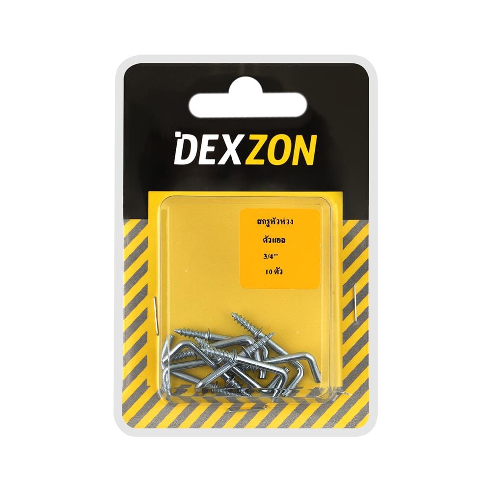 สกรูหัวห่วงตัวแอล DEXZON 3/4 นิ้ว