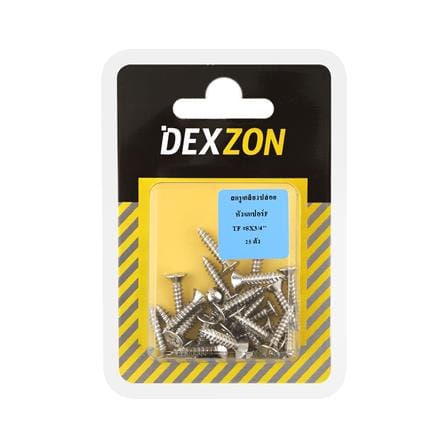 สกรูเกลียวปล่อย TF DEXZON 8X3/4 นิ้ว 25 ตัว_1