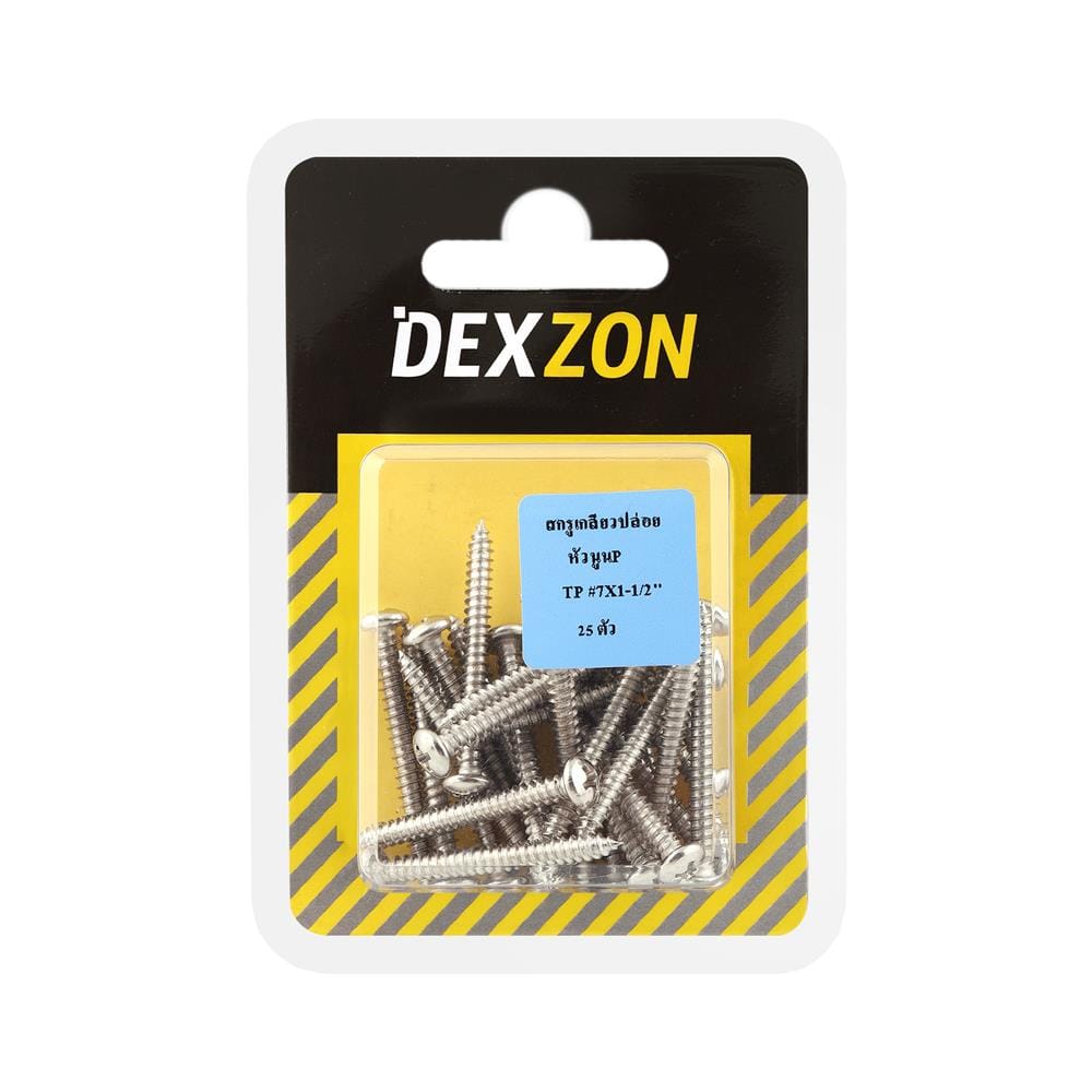 สกรูเกลียวปล่อย TP DEXZON 7X1-1/2 นิ้ว 25 ตัว