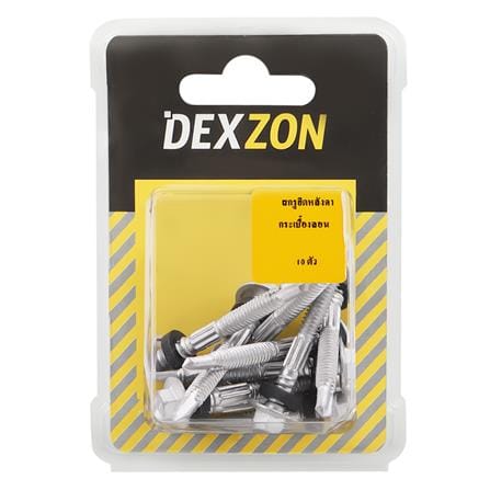 สกรูยึดหลังคาเมทัลชีท DEXZON 12x55 ซม. (10 ชิ้น)_1