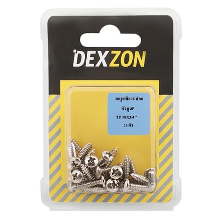 สกรูเกลียวปล่อย TP DEXZON 8X3/4 นิ้ว 25 ตัว_1