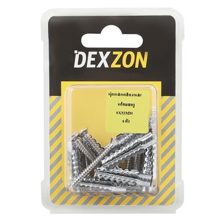 พุกเหล็ก DEXZON 8X35 มม. 8 ตัว_1