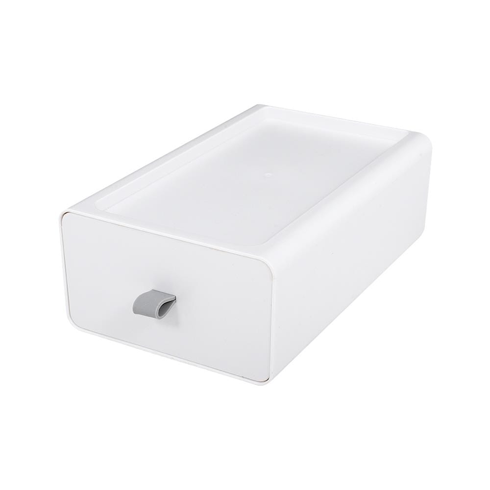 กล่องลิ้นชักเล็ก STACKO CUBE S 13.3x21x8 ซม. สีขาว