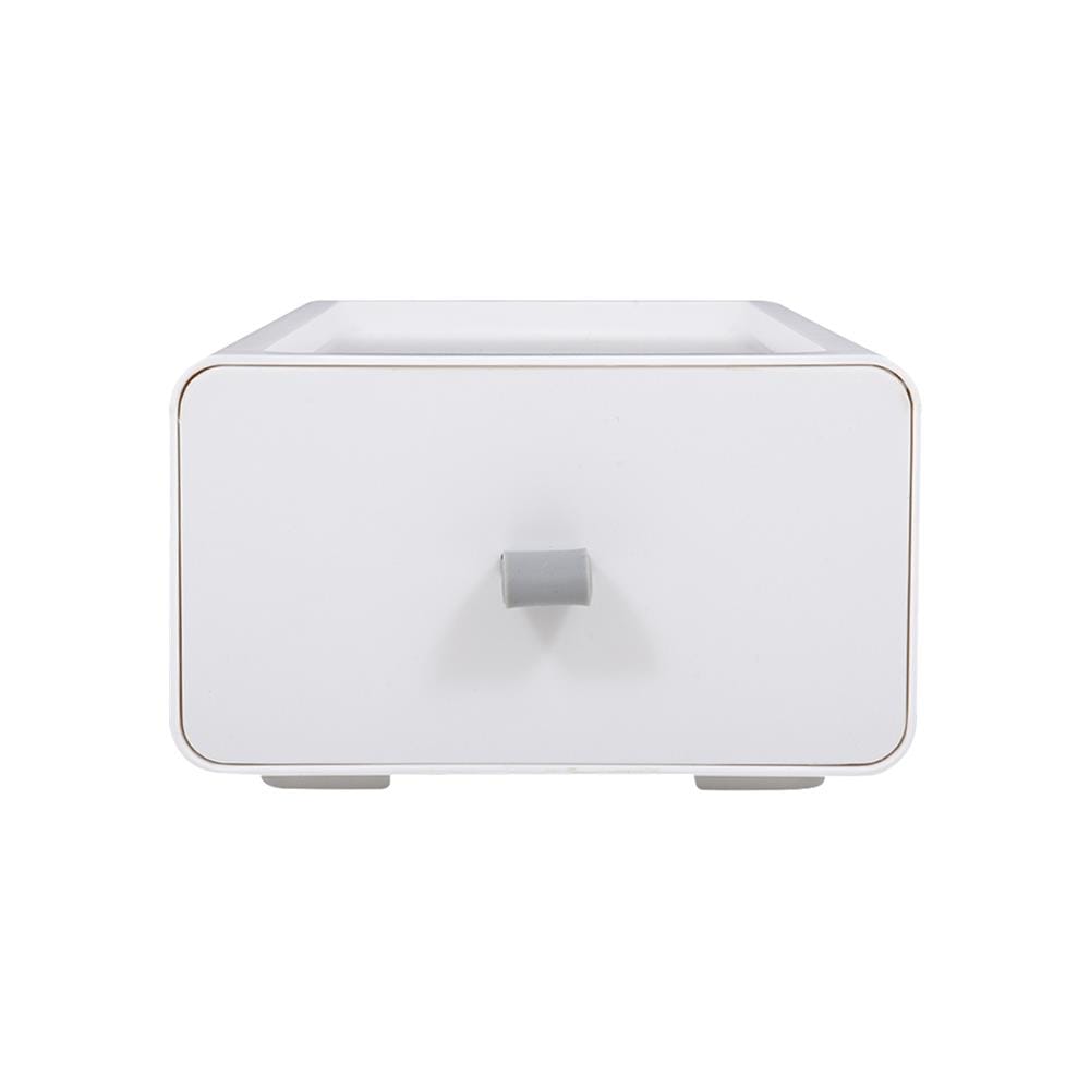 กล่องลิ้นชักเล็ก STACKO CUBE S 13.3x21x8 ซม. สีขาว