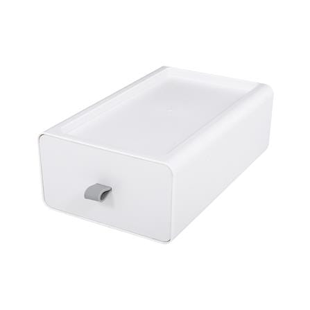 กล่องลิ้นชักเล็ก STACKO CUBE S 13.3x21x8 ซม. สีขาว_0