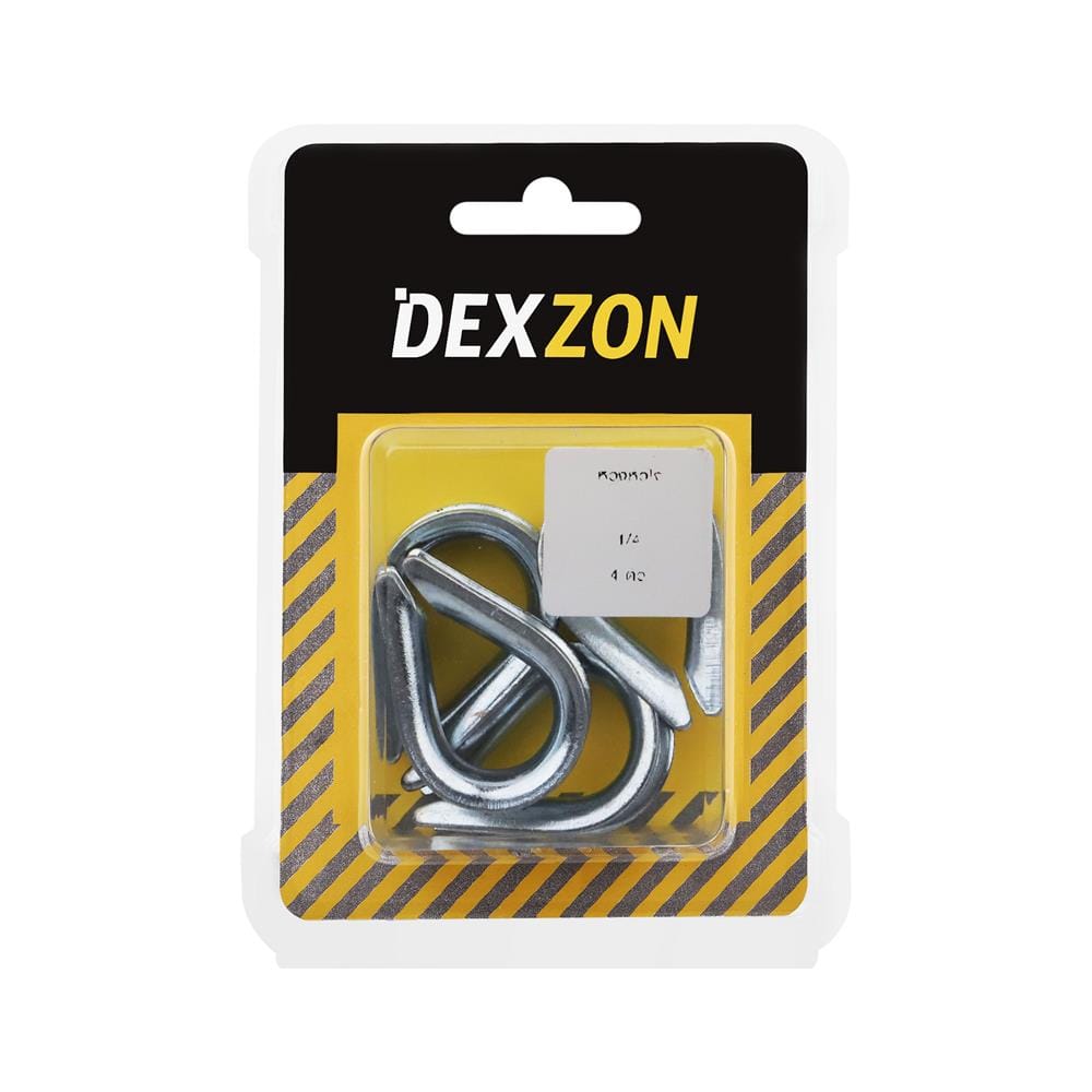 ห่วงหัวใจ DEXZON 1/4 นิ้ว 4 ตัว