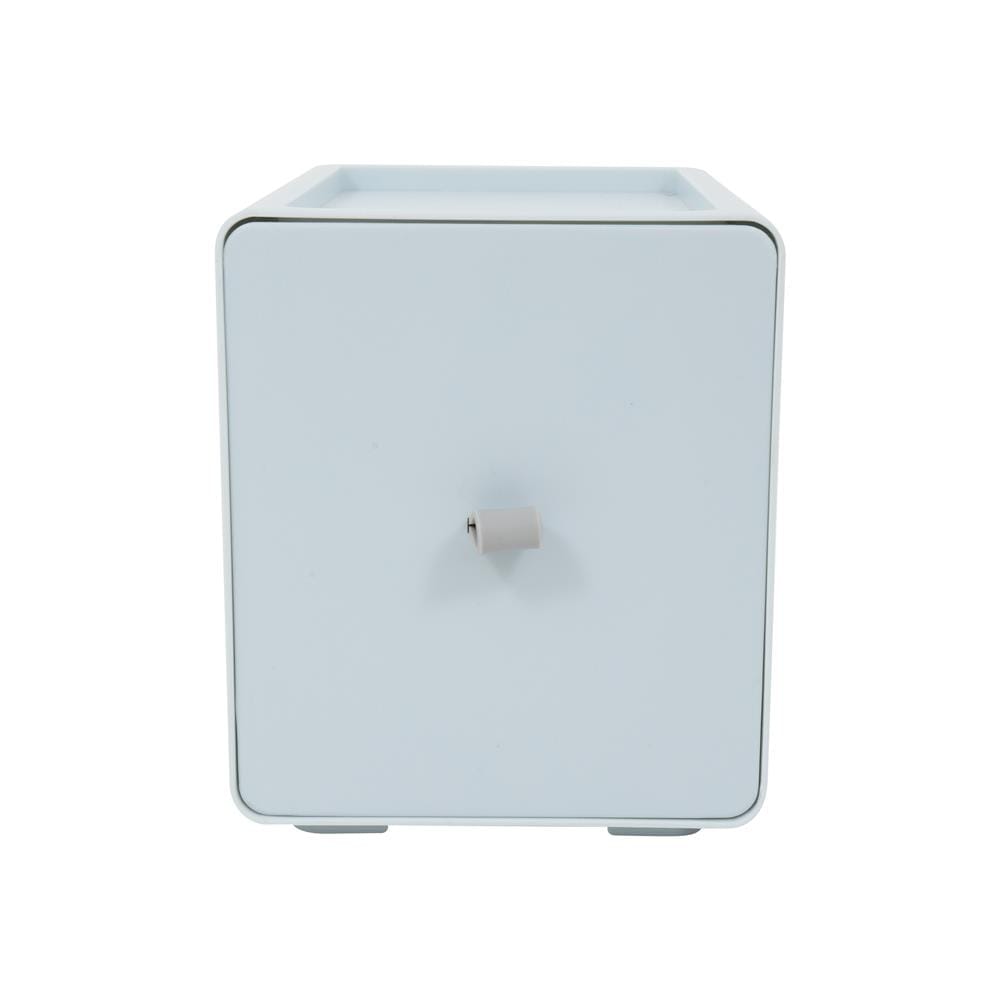 กล่องลิ้นชักเล็ก STACKO CUBE L 13.3x21x15.3 ซม. สีเทา