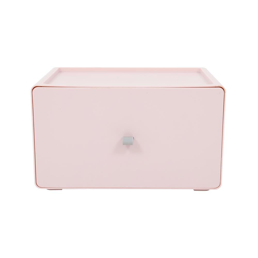 กล่องลิ้นชักเล็ก STACKO CUBE XL 26.8x21x15.3 ซม. สีชมพู