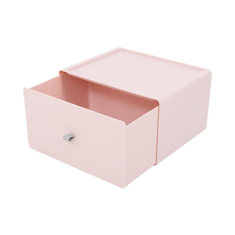 กล่องลิ้นชักเล็ก STACKO CUBE XL 26.8x21x15.3 ซม. สีชมพู