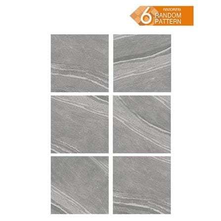 กระเบื้องพื้น 60x60 ซม. COTTO ควีนสโตน กราไฟต์ (HYG)PM 1.44M2_1