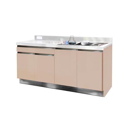 ตู้ตั้งพื้นสเตนเลส SANKI KC2-HG3 50 TSS สีเฮเซลนัต_0