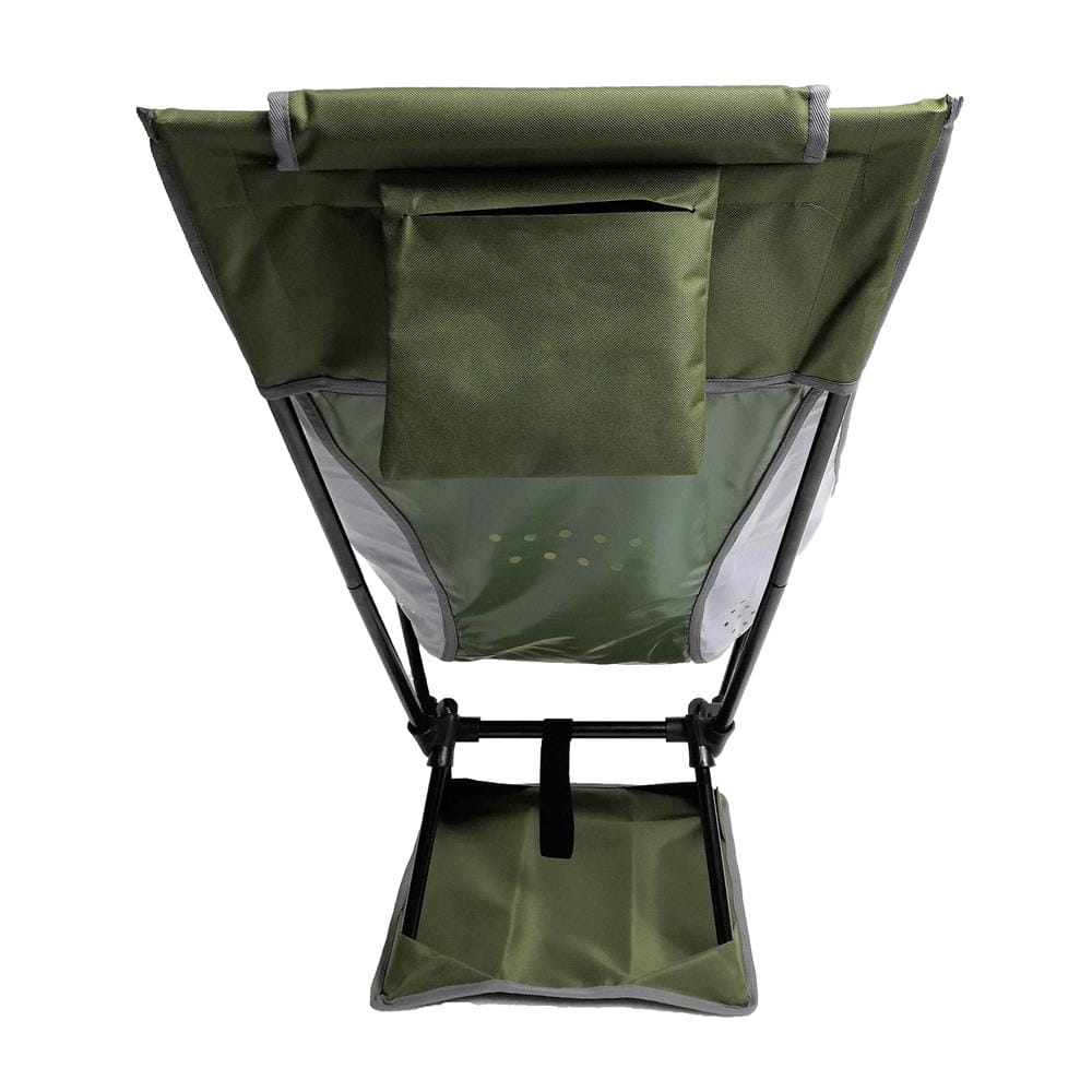 เก้าอี้สนาม EQNOX MOON CHAIR XL สีเขียว/เทา