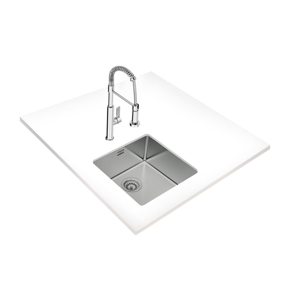 ซิงค์ฝัง 1หลุม TEKA BE LINEA RS15 40.40 สีเงิน