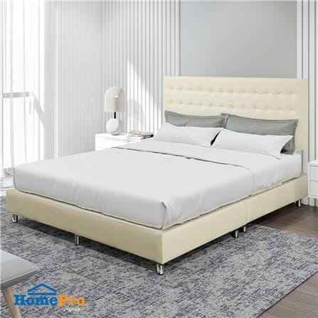 ฐานรองหัวเตียง 5 ฟุต HOME LIVING STYLE MUNICH สีครีม_5