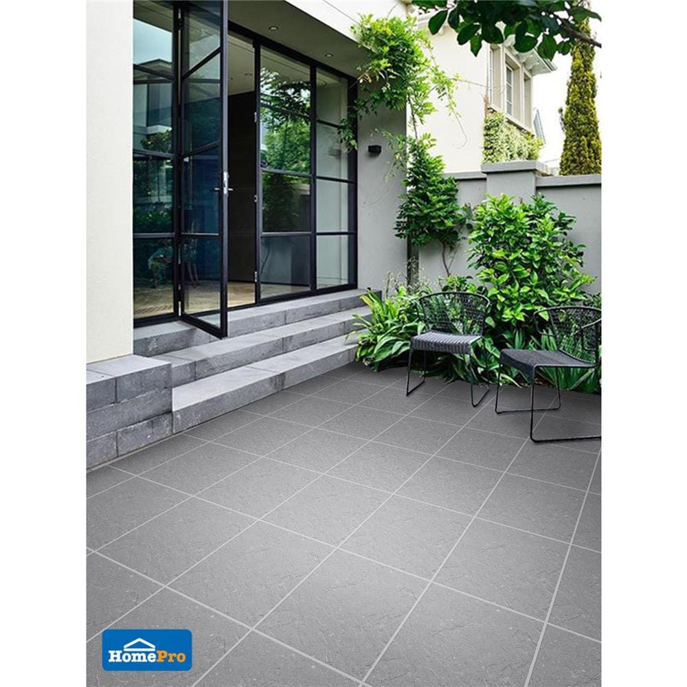 กระเบื้องพื้นพอร์ซเลน 30x30 ซม. COTTO กราเวโล เทาเข้ม PM