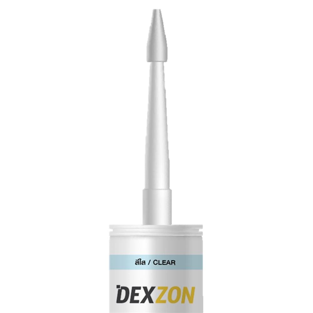 ซิลิโคนไร้กรดกันเชื้อรา DEXZON 300 มล. สีใส