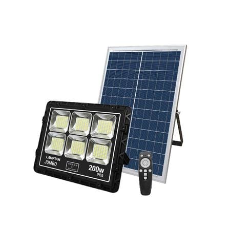ไฟสปอตไลท์ SOLAR LAMPTAN FLOOD 200 วัตต์ DAYLIGHT สีดำ_0