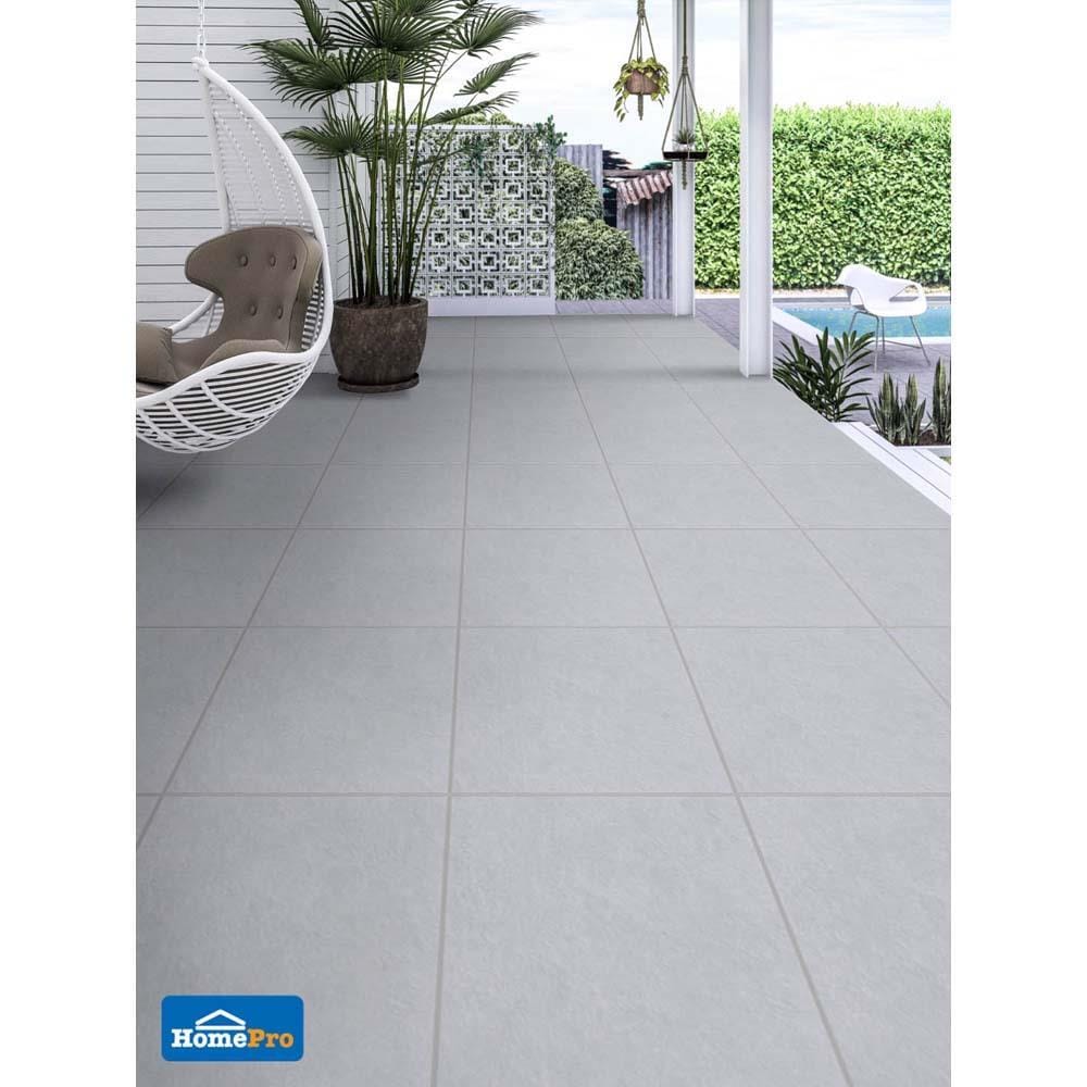 กระเบื้องพื้น 16x16 นิ้ว ภูผา ฟอนเต้ เทา PM 0.96M2