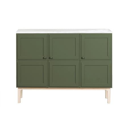 ตู้ 120 ซม. WHOOP MABURU หินอ่อน สี OLIVE GREEN