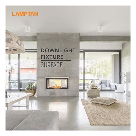ดาวน์ไลท์ LAMPTAN SURFACE 6 นิ้ว สีดำ กลม_3