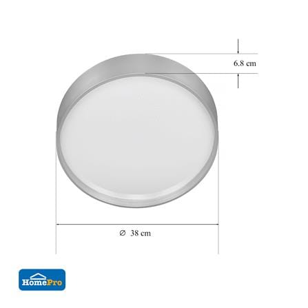 ไฟเพดาน LED CARINI ZY822-ML 15 นิ้ว 36 วัตต์ DAYLIGHT สีขาว/เทา_5