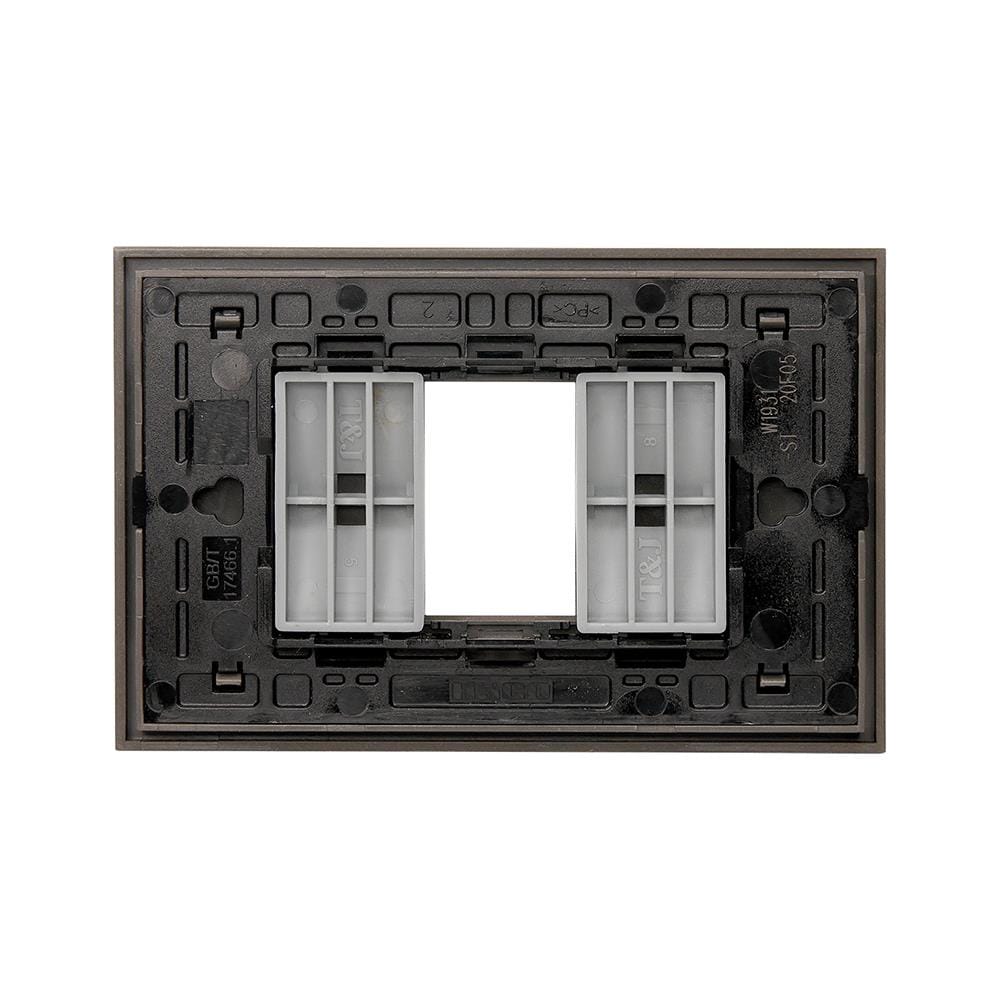 หน้ากาก 1 ช่อง HACO W1931-ST QX สี MATT BLACK