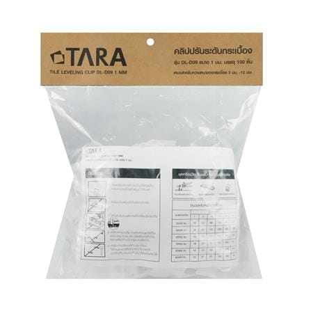 คลิปปรับระดับกระเบื้อง TARA DL-D09 1 มม._2