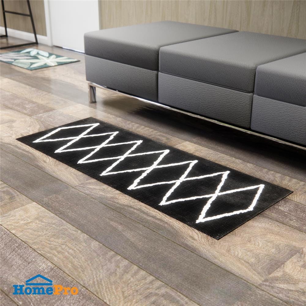 พรม HOME LIVING STYLE LEVI 45x120 ซม. สีดำ