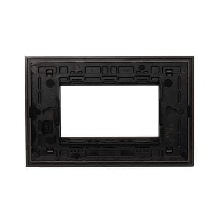 หน้ากาก 3 ช่อง HACO W1933-ST QX สี MATT BLACK_3