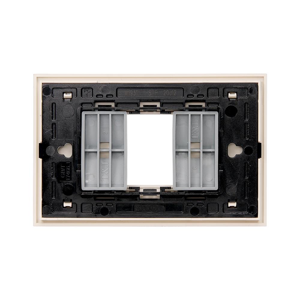 หน้ากาก 1 ช่อง HACO W1931-STP QX สี TAUPE