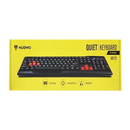 คีย์บอร์ด NUBWO NK-15 สีดำ_2